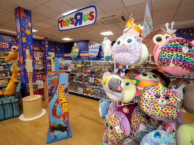 Inside the new Toys R Us shop in WHSmith, West Street, Fareham Picture: Chris  Moorhouse (231124-07)