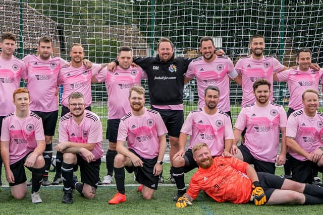 Team Kurt Hast won the Robert Blake Cup at the FFC charity football finals day at AFC Portchester. Pic: Colin Jefferies
