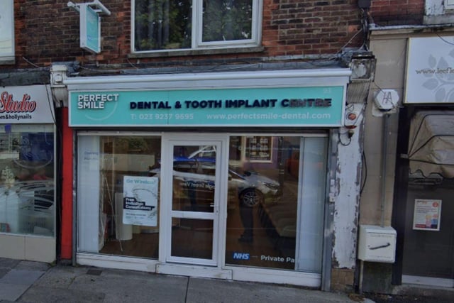 Perfect Smile Dental in Hight Street, Cosham has a rating of 4.4 from 73 Google reviews. One patient said: "Dentists and Nurses are lovely and really great with my 2 year old."