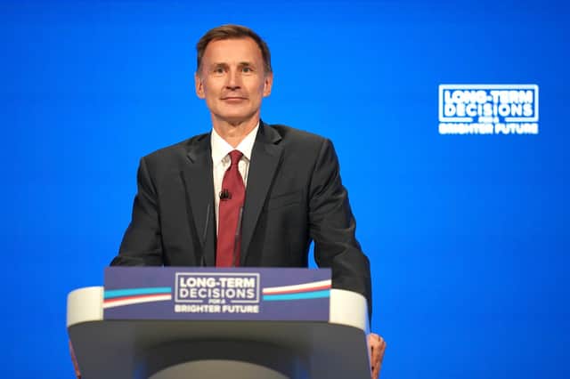 Jeremy Hunt MP, Chancellor of the Exchequer. Picture by Christopher Furlong/Getty Images