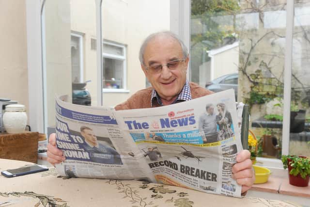 David Kett from Fareham, is a reader of The News, Portsmouth.

Picture: Sarah Standing (271020-6869)