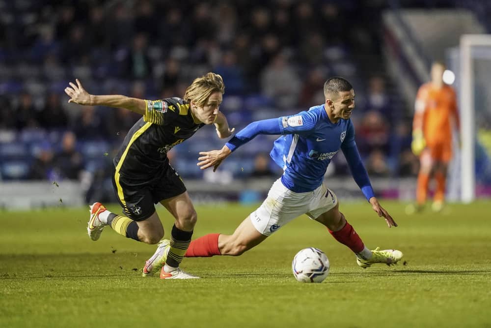 Gassan Ahadme failed to take the chance presented to him by Danny Cowley against Sutton United   picture: Jason Brown/ProSportsImages