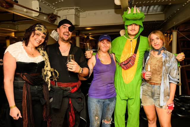 A number of the people at the event arrived in their best costumes.
Picture: Keith Woodland (170721-44)