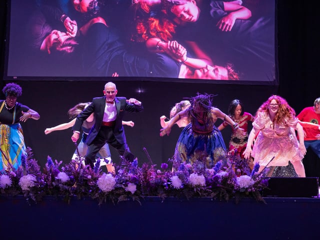Award Ceremony Collaborative dance at The Inspirational Women of Portsmouth Awards 2024