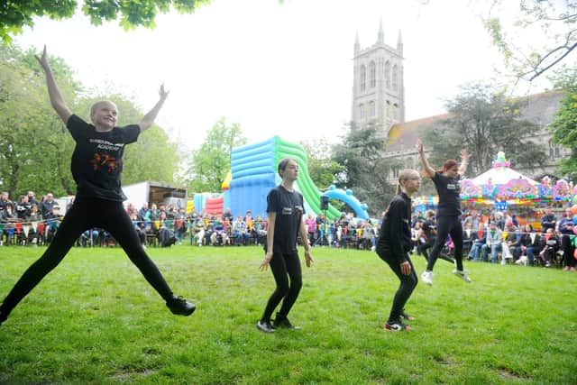 St Mary's Church in Fratton, May Fayre took place on bank holiday Monday, May 6, 2024.
Pictured is: Surrender Dance Academy.
Picture: Sarah Standing (060524-8492)