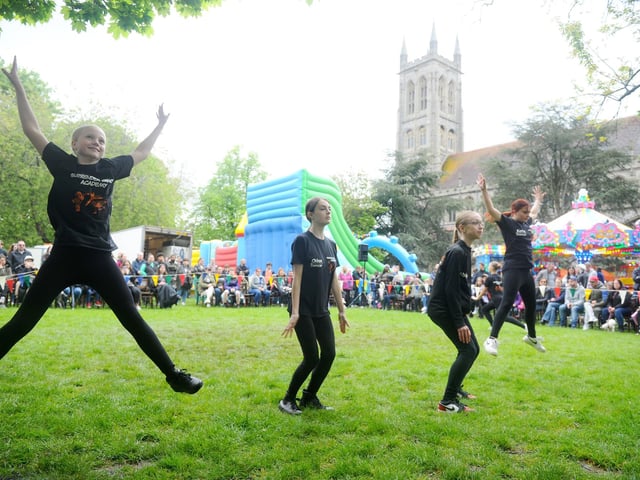 St Mary's Church in Fratton, May Fayre took place on bank holiday Monday, May 6, 2024.Pictured is: Surrender Dance Academy.Picture: Sarah Standing (060524-8492)
