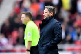 Lee Johnson found himself at the heart of controversy yesterday. Picture by FRANK REID