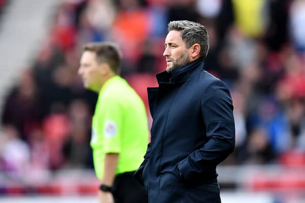 Lee Johnson found himself at the heart of controversy yesterday. Picture by FRANK REID