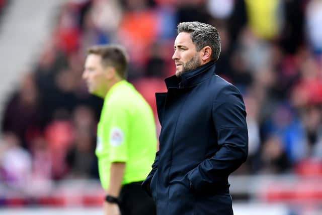 Lee Johnson found himself at the heart of controversy yesterday. Picture by FRANK REID