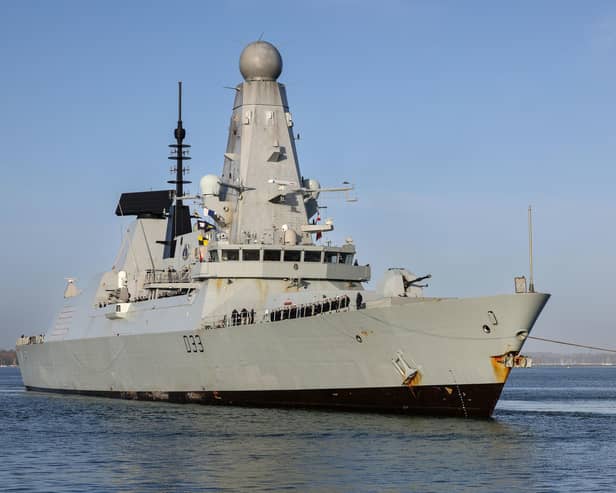 Ministry of Defence handout photo of HMS Dauntless. Pic: LPhot Stuart Dickson/PA Wire
