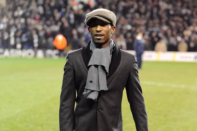 New signing Jermain Defoe is introduced to Spurs fans following his January 2009 exit from Pompey. Picture: Tony Marshall