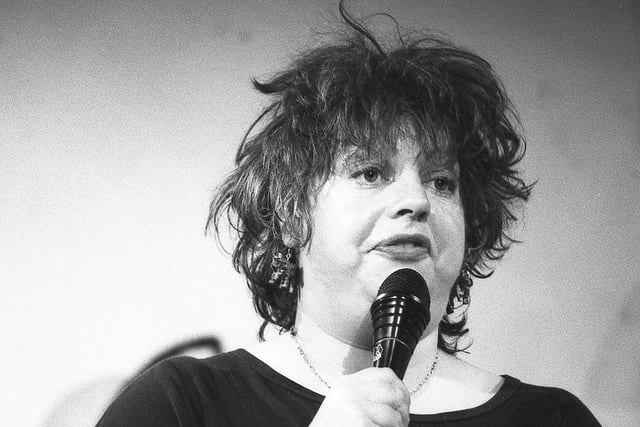 Comedian Jo Brand at The Wedgewood Rooms in the 90s.
