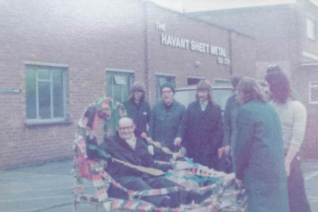 Brian Grant, third from left in 1976