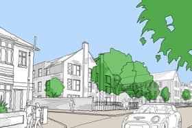 An artist's impression of the proposed St John's College development. Credit: Southsea Village Ltd