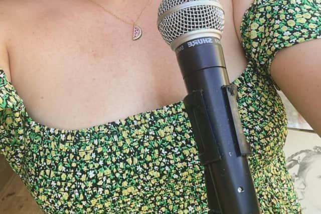 Tasmin Escott, who will be performing alongside Beth Jobber at the Christina Aguilera tribute show in May at The Square Tower.