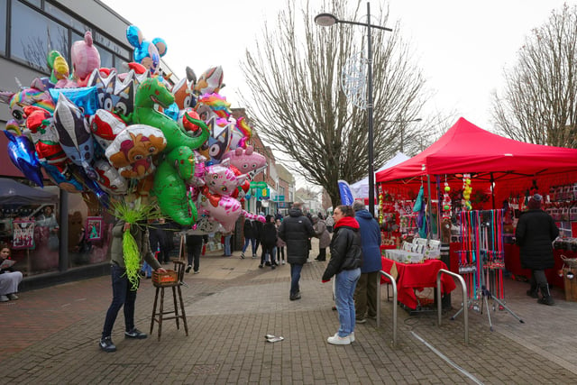 Waterlooville Christmas market 
Picture: Chris Moorhouse (jpns 021223-31)