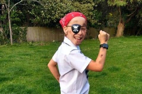 Fran Weir of Jelly Netball Club, pictured on 'Fancy Dress Friday' when all club members dressed up while running.