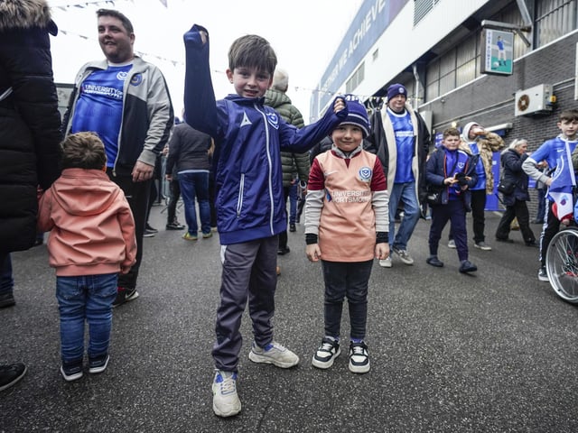 The next generation of Pompey fans
