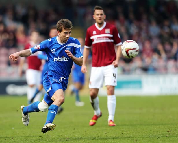 Wes Fogden scored two goals in 28 appearances for Pompey. Picture: Joe Pepler