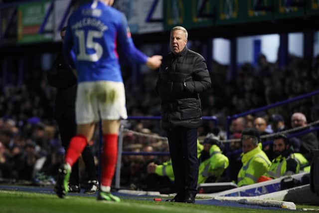 Kenny Jackett was disappointed Pompey didn't capitalise on their first-half golden period. Picture: Joe Pepler