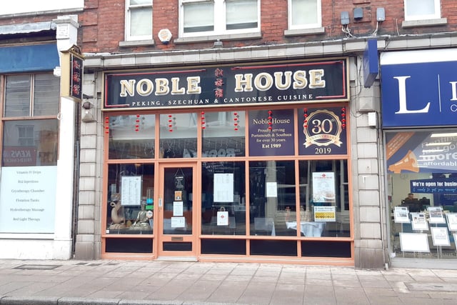 Noble House in Osborne Road, Southsea, has a Google rating of 4.1 with 289 reviews.