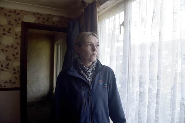 Bernice Manniex (51) from Leigh Park, is still waiting for her energy bill vouchers from the government's Energy Support Fund, which should have been given to her from British Gas last year.
Picture: Sarah Standing (090122-7767)