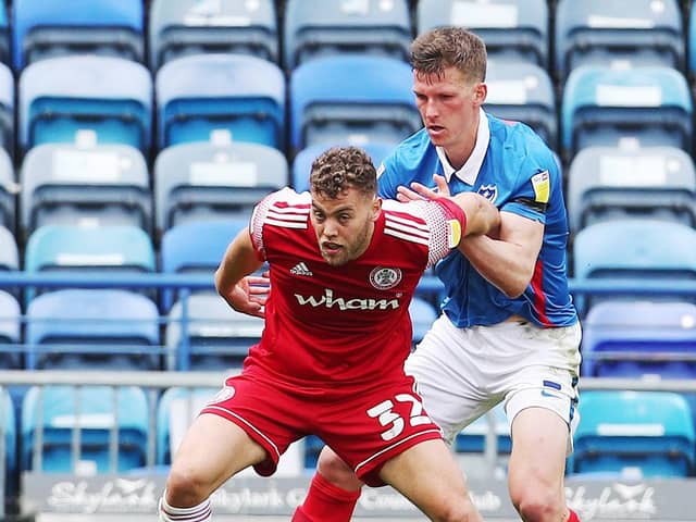 Paul Downing returned to Pompey's League One side at the end of last season after 19 months away. Picture: Joe Pepler