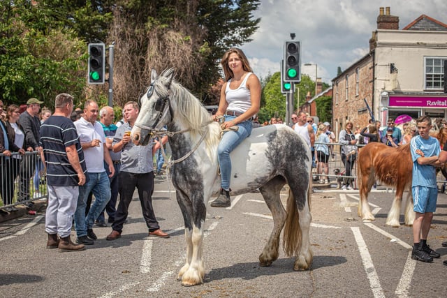 Bailey Doe on a horse