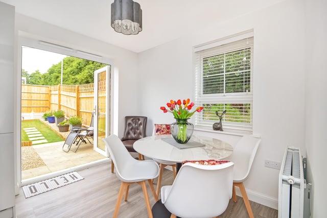 This three bedroom property is on the market at a guide price of £415,000. It is listed by Town and Country.