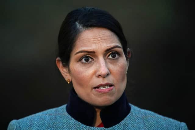 Home secretary Priti Patel blasted environmental activists over their disruption of an oil depot and a printworks in Essex.