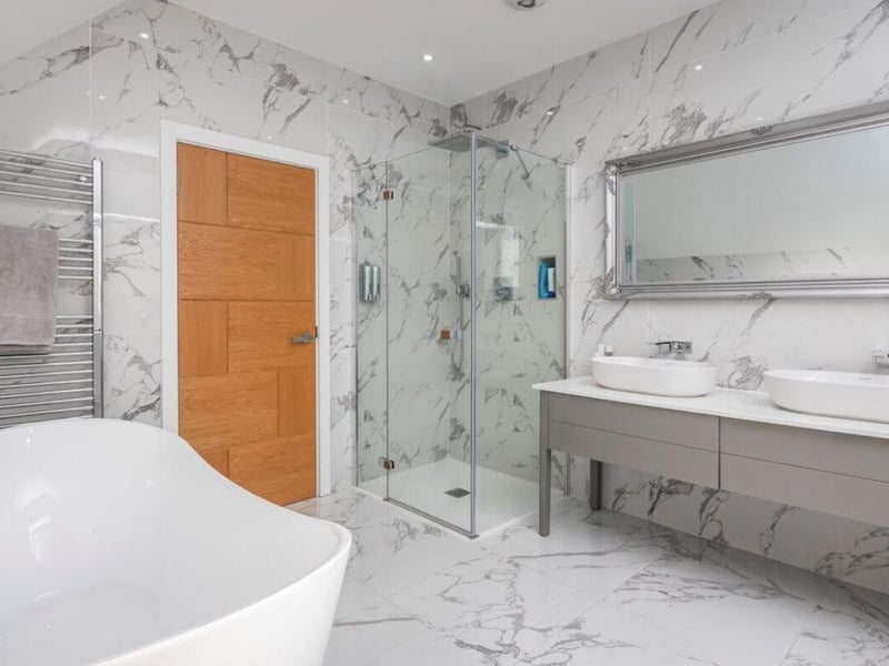 This home is extremely contemporary and it is beautifully designed throughout.