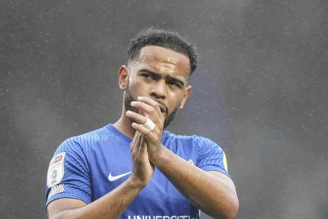 Pompey midfielder Louis Thompson believes he can now match the testing League One schedule picture: Jason Brown/ProSportsImages