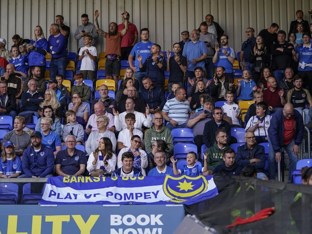 Pompey fans were out in force once again for the Blues' penultimate pre-season friendly of the summer at Plough Lane
