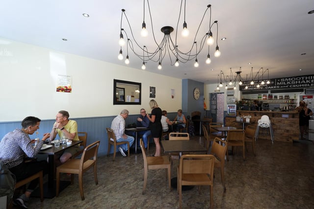 Smile Café in Marmion Road, Southsea, has a 4.5 rating based on 366 reviews. One reviewer praised the "prompt friendly service and tasty traditional English breakfast".