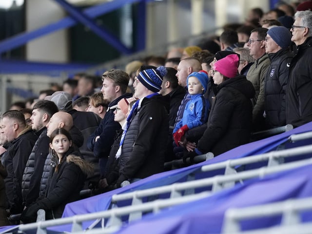 Our photographer Jason Brown captured all the action - on and off the pitch - at Fratton Park for Pompey's clash with Fleetwood.