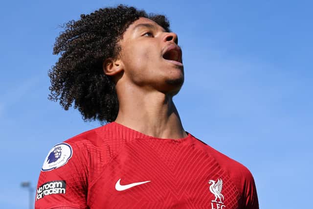 Liverpool youngster Harvey Blair Picture: Nick Taylor/Liverpool FC/Liverpool FC via Getty Images