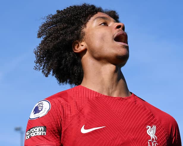 Liverpool youngster Harvey Blair   Picture: Nick Taylor/Liverpool FC/Liverpool FC via Getty Images