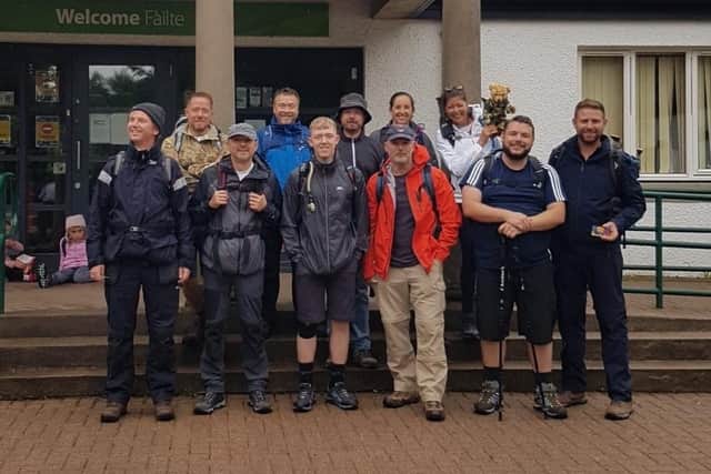 The family of Simon Cooper, who was paralysed after a freak accident when he slipped on a paddling pool in Gosport, have taken on the Three Peaks Challenge to raise funds for his rehabilitation and home adaptations
