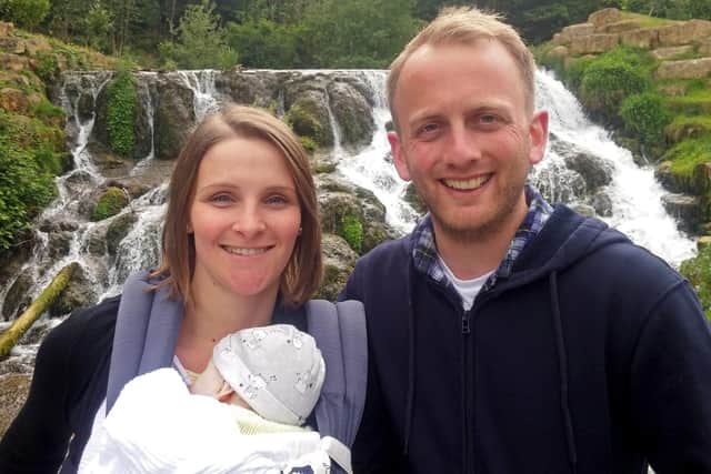 Lucy Howell with Matthew Howell.
Picture: Family/Solent News