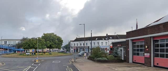 Cosham fire station and the roundabout on Northern Road. Picture: Google Maps