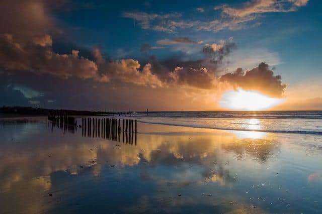 Stormy clouds with sun rays Picture: Julian Gazzard