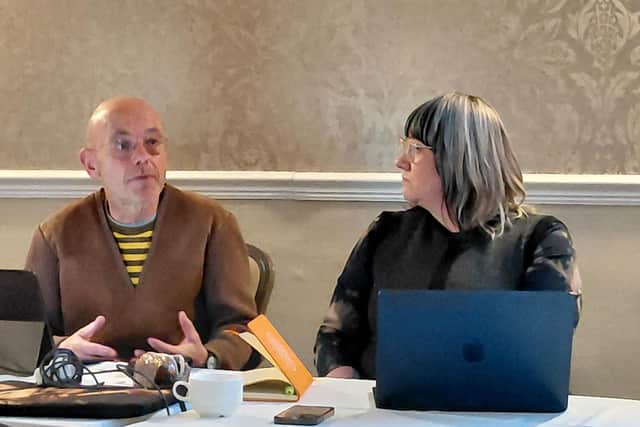 Wayne Hemmingway and Amy Lewis from Hemingway Design and CT Consults at Lysses House Hotel c) image: LDRS