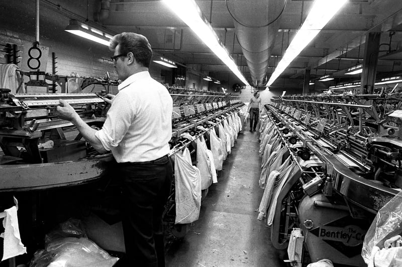 The Mansfield factory in full swing.