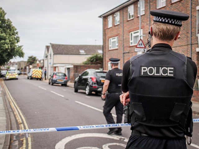 Clarkes Road following a knife incident. Picture on Wednesday 25th June 2025. Picture: Habibur Rahman