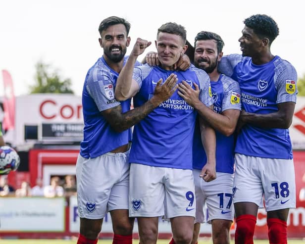 Two of Pompey’s promotion-achieving stars have been nominated for the PFA Player of the Year for League One