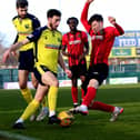 Brad Tarbuck got much-needed minutes in the Portsmouth Senior Cup win against Petersfield. Picture: Tom Phillips