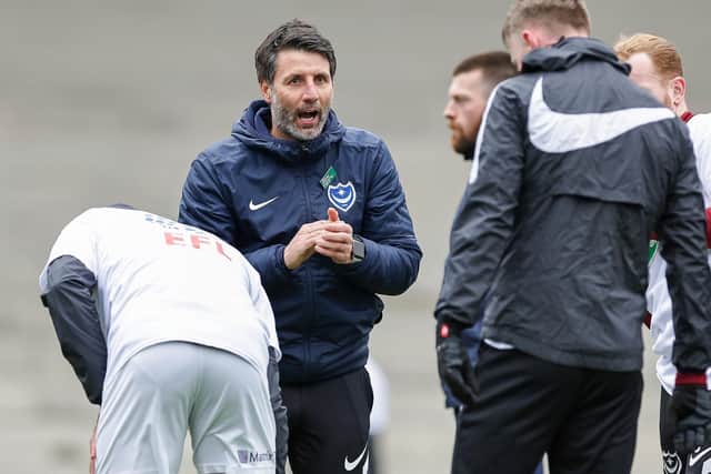 Danny Cowley has decisions to make on 12 out of contract players this summer.   Picture: Nigel Keene