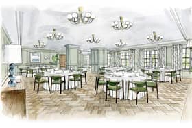 Designs on the future of the Queens Hotel. The Windsor Room will be the largest of the new conference rooms at the Queens Hotel