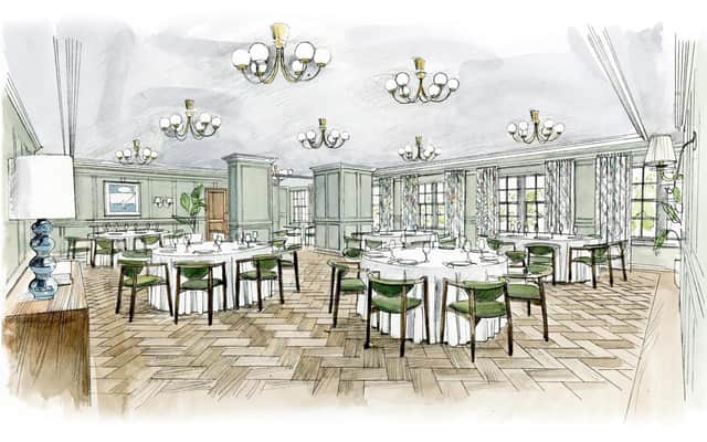 Designs on the future of the Queens Hotel. The Windsor Room will be the largest of the new conference rooms at the Queens Hotel