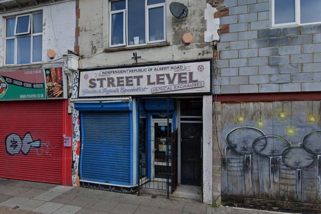 The musical instrument store on Albert Road was one of the favourite places for one of our readers to visit.